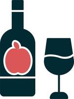 icono de vector de vino