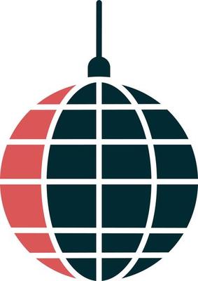 Disco ball Vector Icon