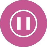 Pause button Vector Icon