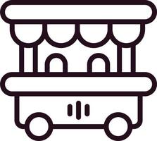 Food Stall Vector Icon