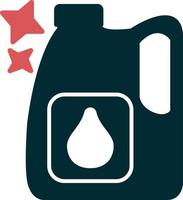 Oil bottle Vector Icon