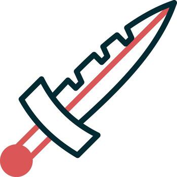 Dagger Vector Icon