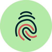 Fingerprint Vector Icon