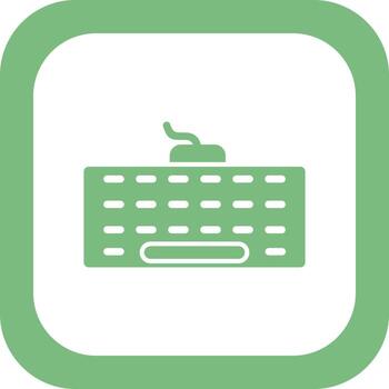 Computer Keyboard Vector Icon