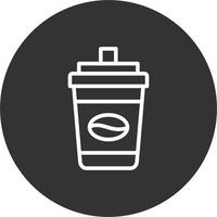 desechable café taza vector icono