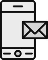 icono de vector de correo