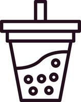 Bubble Tea Vector Icon