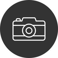 icono de vector de cámara de fotos