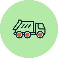 Dump Truck Vector Icon