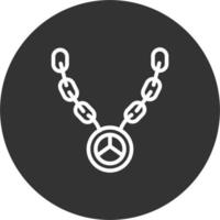 Hip Hop Necklace Vector Icon