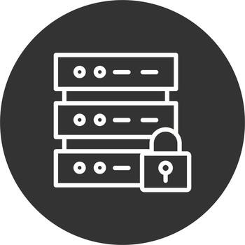 Database Security Vector Icon