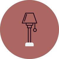 Floor lamp Vector Icon