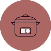 Rice cooker Vector Icon