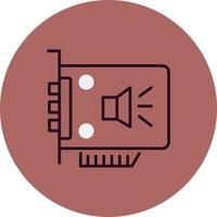 Sound card Vector Icon