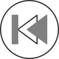 Previous track Vector Icon