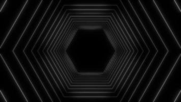 Abstract Hexagonal Background - Camera Moving Forward video