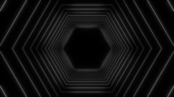 Abstract Hexagonal Background - Camera Moving Forward video