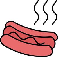 Hot dog Vector Icon