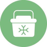 Portable Fridge Vector Icon