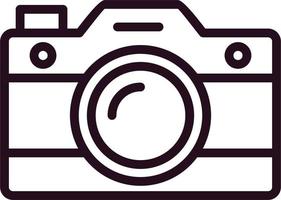 icono de vector de cámara de fotos