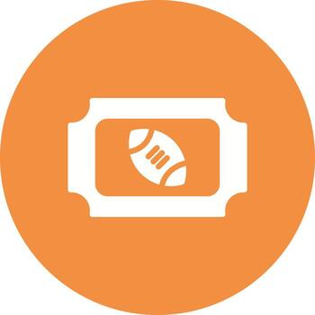 icono de vector de boleto