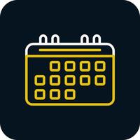 icono de vector de calendario