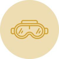 icono de vector de gafas vr