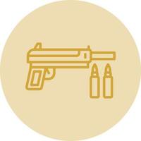 icono de vector de pistola