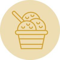 icono de vector de helado