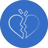 Broken Heart Vector Icon