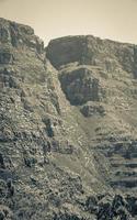 View from Table Mountain National Park Cape Town, South Africa. photo