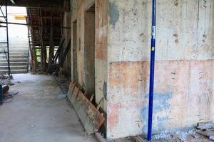work construction and scaffold in site workplace  building photo