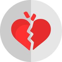 Broken Heart Vector Icon