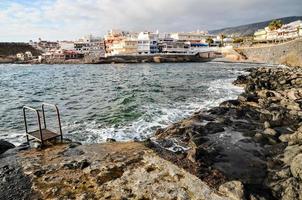 vista escénica de la costa foto