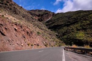 Scenic road view photo