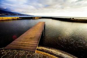 Scenic pier view photo