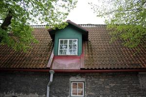 Small window in the big city. photo