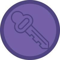 Room Key Vector Icon