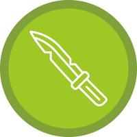 icono de vector de cuchillo