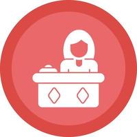 Receptionist Vector Icon