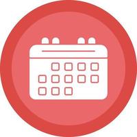 icono de vector de calendario