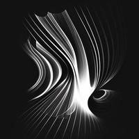 abstract background with black and white lines 3d illustration photo