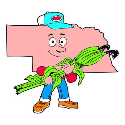 Mapa de dibujos animados de Nebraska Vector en Vecteezy