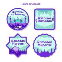 Ramadan design theme with hand draw style art vector
