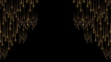 Golden Royal Awards Graphics Background. Lights Elegant Shine Modern Template. Space Falling Star Particles Corporate Template. Classy speedy lines Abstract Certificate Banner Background. photo