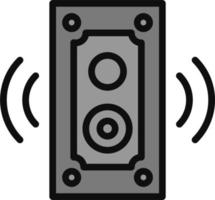 icono de vector de altavoz