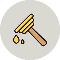 Honey Dipper Vector Icon