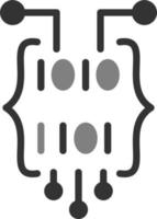 Binary Code Vector Icon