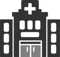 icono de vector de hospital