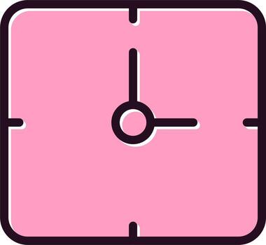 icono de vector de reloj